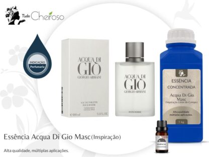 Essência Concentrada Acqua Di Gio Masc (Inspiração Giorgio Armani)