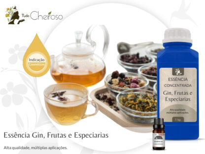 Essência Concentrada Gin, Frutas e Especiarias