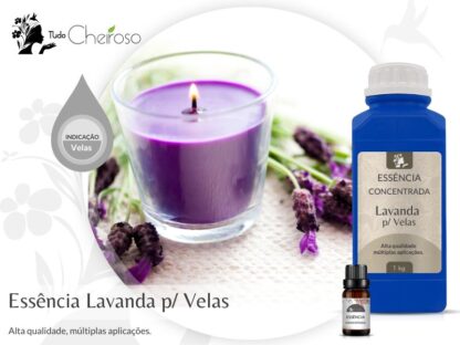 Essência Concentrada Lavanda p/ Velas